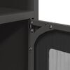 vidaXL Noćni ormarić crni 36x39x78 cm hladno valjani čelik