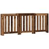 vidaXL Pokrov za radijator boja staro drvo 205x21,5x83,5 cm drveni