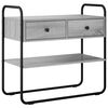 vidaXL Konzolna stolica Siva Sonoma 100 x 40 x 75 cm Konstruirano drvo