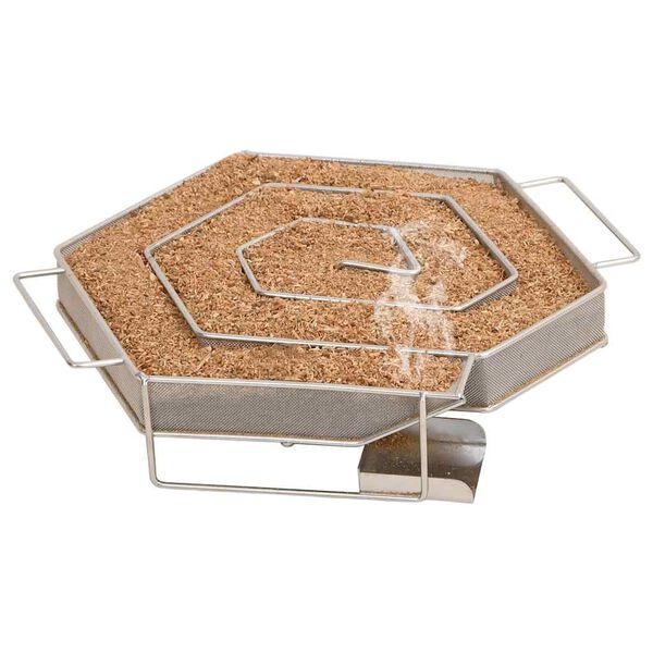 vidaXL Generator hladnog dima &scaron;esterokutni 22,5 cm nehrđajući čelik