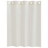 vidaXL Voile zavjesa sa zavjesama 2 pcs Krema 140 x 140 cm Poliester