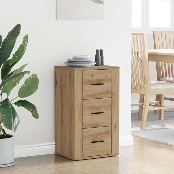 vidaXL Kreveta Umjetnički hrast 40 x 33 x 70 cm Konstruirano drvo