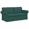 vidaXL Sofa 2 pcs Tamnozelena 175 x 82 x 80 cm tkanina