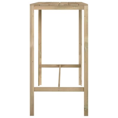 vidaXL Barski stol 110 x 60 x 110 cm od impregnirane borovine