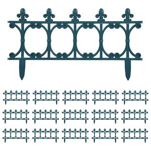 vidaXL Rubnjaci za travnjak 16 kom zeleni 10 m PP