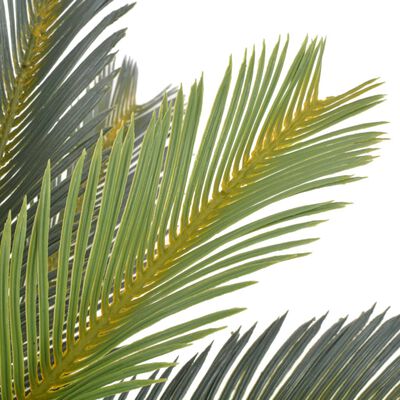 vidaXL Umjetna cikas palma s posudom zelena 90 cm