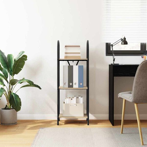 vidaXL Polica Sonoma hrast 40 x 30 x 109 cm Konstruirano drvo