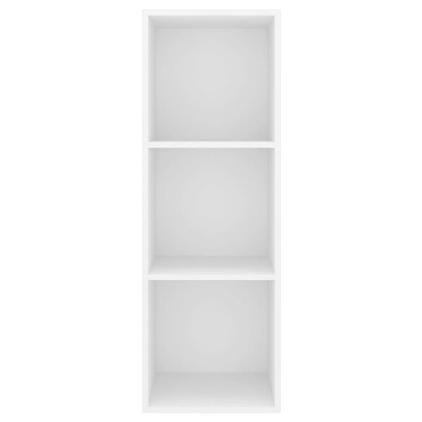 vidaXL Zidni TV ormarić bijeli 37 x 37 x 107 cm od konstruiranog drva