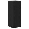 vidaXL Stalak za ki&scaron;obran s pohranom Crni hrast 20 x 20 x 55,5 cm