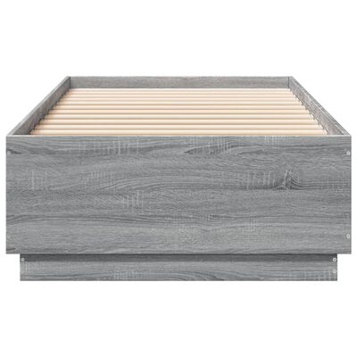 vidaXL Okvir za krevet boja hrasta 100x200 cm od konstruiranog drva