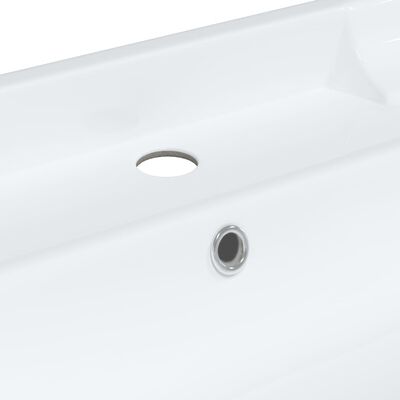 vidaXL Kupaonski umivaonik bijeli 81 x 48 x 23 cm pravokutni keramički