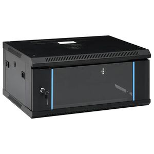 vidaXL Zidni komunikacijski ormar 9U 19 " IP20 600 x 450 x 510 mm