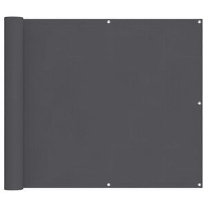 vidaXL Balcony ekran 90 x 200 cm PU prekriveni oksford alu