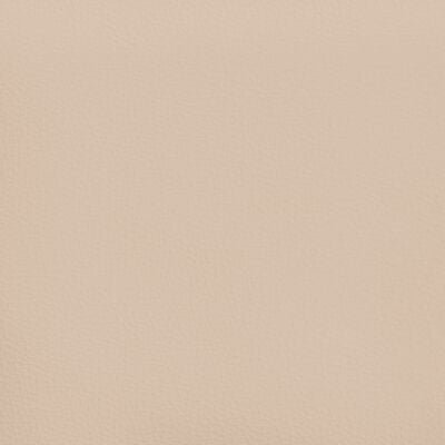 vidaXL Madrac s oprugama boja cappuccina 90x200x20 cm od umjetne kože