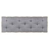 vidaXL Jastuk za sofu od paleta antracit 120 x 40 x 7 cm