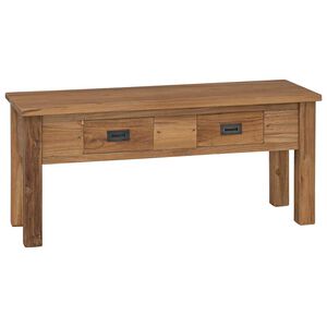 vidaXL Klupa za hodnik od masivne tikovine 90x30x40 cm