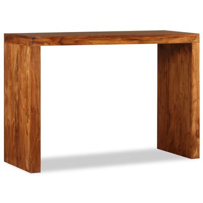 vidaXL Konzolni stol masivno drvo s premazom boje meda 110x40x76 cm