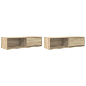 vidaXL TV ormarići 2kom boja hrasta 100x31x25,5 cm konstruiranog drva