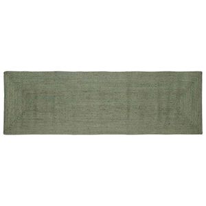vidaXL Tepisi za područja Pravokutni Maslinastozelena 80 x 200 cm Juta