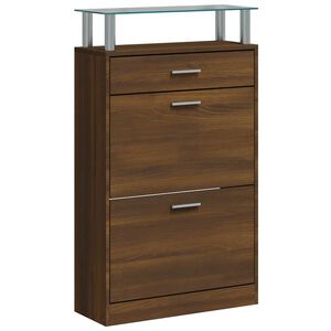 vidaXL Ormarić za cipele boja hrasta 63x24x104 cm konstruirano drvo