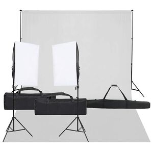 vidaXL Oprema za fotografski studio sa setom svjetala i pozadinom