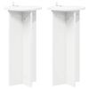 vidaXL Stalak za biljke 2 pcs Bijela &Oslash;29,5 x 60 cm Konstruirano drvo