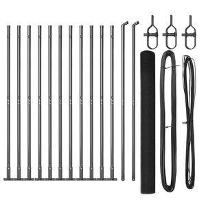 vidaXL Stup za ogradu Siva