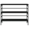 vidaXL Konzolni stol crni 100 x 32 x 75 cm od konstruiranog drva