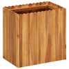 vidaXL Vrtna posuda za sadnju od masivnog bagremovog drva 50x30x50 cm