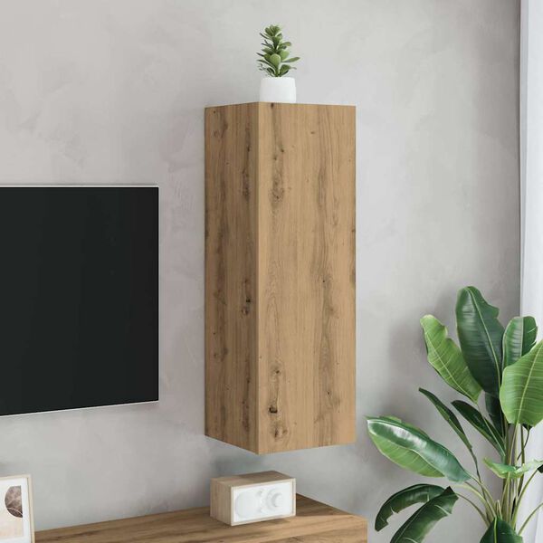 vidaXL TV ormarić Artisan hrast 30,5x30x90 cm izrađeno drvo