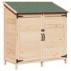 vidaXL Vrtna &Scaron;upa Prirodna 106,5 x 56 x 113,5 cm Konstruirano drvo