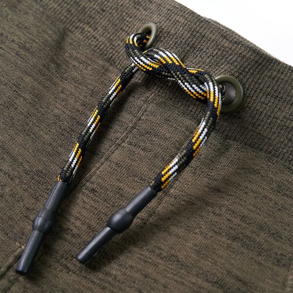 Dječji donji dio trenirke tamni kaki prošarani 128