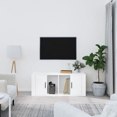 vidaXL TV ormarić bijeli 100 x 35 x 40 cm od konstruiranog drva