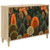 vidaXL Kreveta ZAANDAM Sonoma 102 x 33 x 75 cm Konstruirano drvo