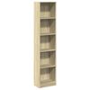 vidaXL Regal za knjige boja hrasta 40x24x176 cm od konstruiranog drva