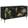 vidaXL TV ormar RHENEN 102 x 33 x 51 cm Crni hrast Konstruirano drvo