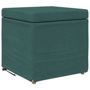 vidaXL Stolica Tamnozelena 41 x 41 x 40 cm Tkanina i konstruirano drvo