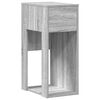 vidaXL Tower stalak za računalo s ladicom boja sivog hrasta 30x44x74cm