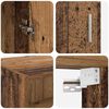 vidaXL Ormarić za pohranu Zidne Staro drvo 80 x 42,5 x 225 cm