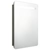 vidaXL LED kupaonski ormarić s ogledalom antracit 60 x 11 x 80 cm