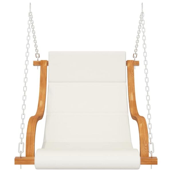 vidaXL Ljuljačka bez okvira za ljuljanje s jastukom od savijenog drva