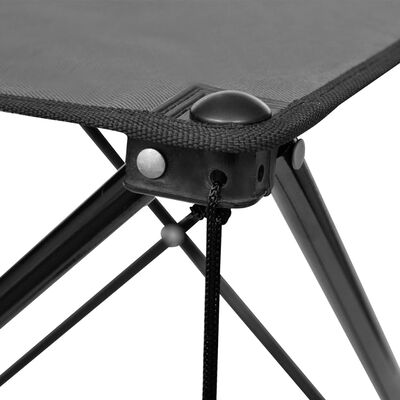 Sklopivi stol za kampiranje sivi