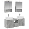 vidaXL Set ormarića za kupaonicu 5 pcs Betonska siva Konstruirano drvo
