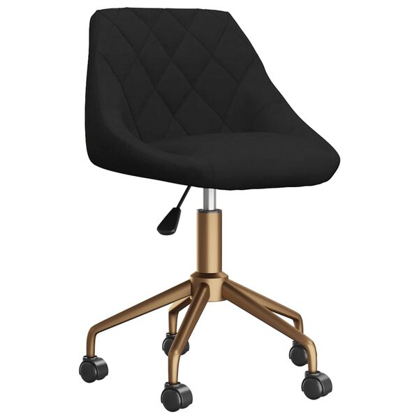 vidaXL Okretne blagovaonske stolice 2 kom crne bar&scaron;unaste