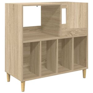 vidaXL Stalak za gramofon Hrast sonoma 82 x 39,5 x 82,5 cm