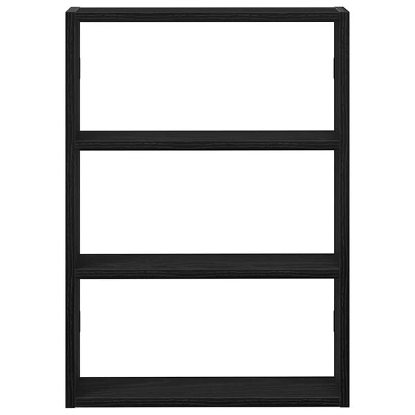 vidaXL Zidna polica crna 43x9x60 cm izrađeno drvo