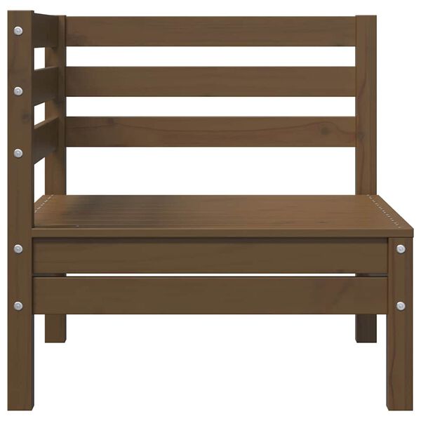 vidaXL 3-dijelna vrtna garnitura od masivne borovine smeđa boja meda