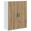 vidaXL Ormar za Zid LUCCA Hrast artisan 80 x 31 x 100 cm