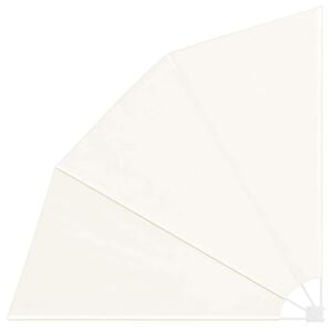 vidaXL Sklopiva bočna tenda krem 210 x 210 cm