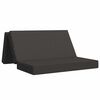 vidaXL Sofa na razvlačenje 120 x 67 x 45 cm Tamnosiva